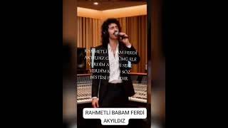 Ferdi̇ Akyildiz Gönlümü Ele Verdi̇m Aşkimi Sele Verdi̇m Orji̇nal Plaği Söz Yazari Ferdi̇ Akyildiza Ai̇t