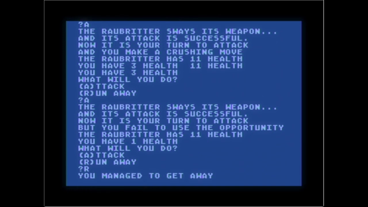 Wayfarer and the Red Forest - 2025 - Atari 400 / Atari 800 / Altirra