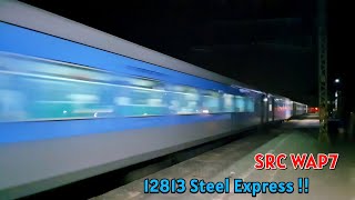 Furious Src Wap7 Charged Legendary 12813 Tatanagar Steel Express Rattles Bhogpur At 120 Kmh