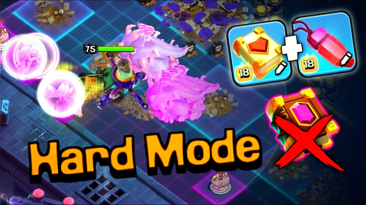 HARD MODE | RC Charge + ROOT RIDER With Double Overgrowth Spells Attack - Without Eternal Tome! coc