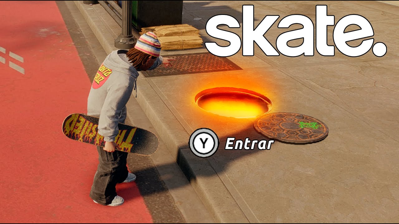 Passagem secreta na nova atualização SKATE.