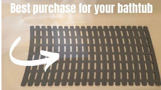 SlipX Solutions Weighted Non Slip Bath Mat for Textured Tub & Shower Surfaces, Patent Pending, Anti screenshot 4