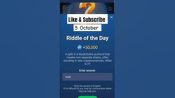 X Empire Riddle Of The Day | Today 4 October X Empire Riddle Of The Day Code 👍