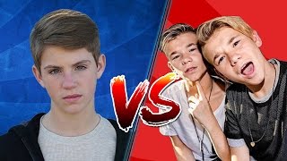 Video thumbnail of "MattyBRaps (Blue Skies) VS Marcus & Martinus (Girls)"