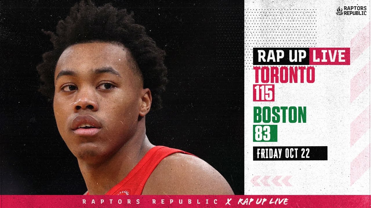 RAPTORS DESTROY BOSTON | 115-83 | Rap Up - YouTube