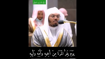 فإذا جاءت الصآخّة… / تلاوة هادئة للشيخ د.#ياسر_الدوسري