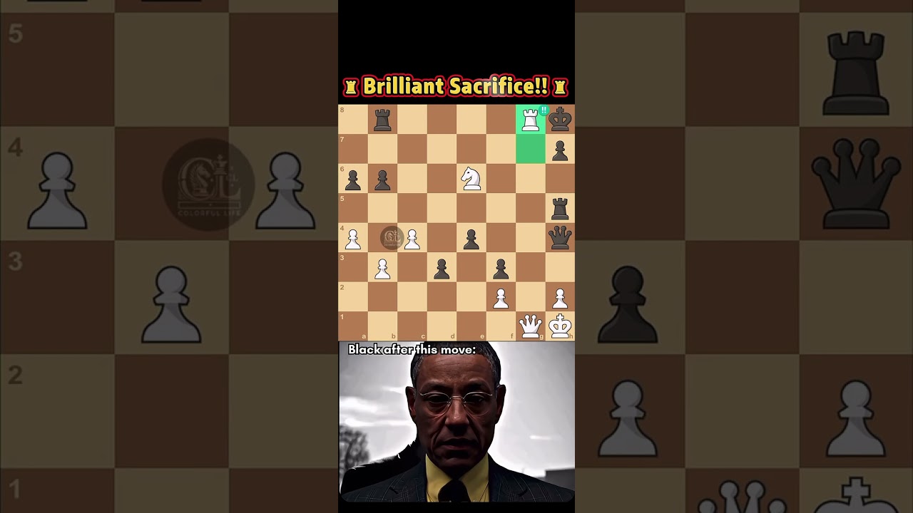 Brilliant ♜ Rook Sacrifice! 🤯🔥