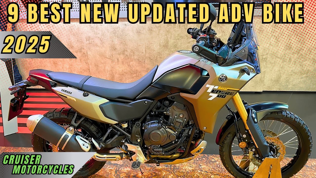 9 Best New & Updated Adventure Motorcycles For 2025! - YouTube
