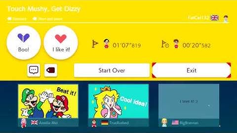 Touch Mushy , Get Dizzy By Fat Cat 132 - Super Mario Maker 2
