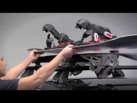 Rhino Rack Ski, Snowboard Or Fishing Rod Carrier Fitting Demonstration