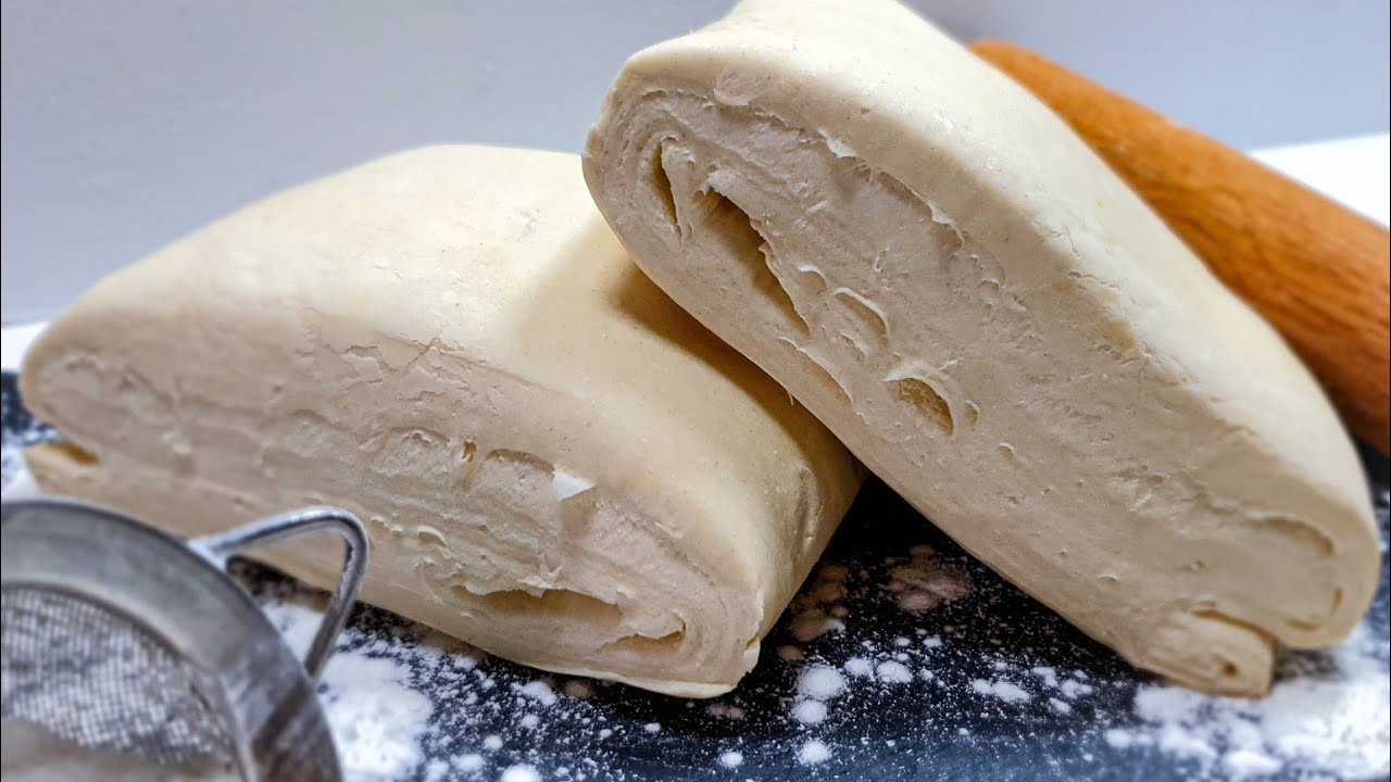 Pâte feuillettée🥟 rapide 👌sans beurre de feuilletage 🤔