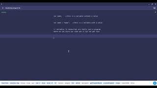 Javascript on the Mimo coding app (1)    learning variables and displaying them