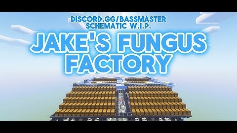 Donut SMP BEST Fungus Farm Base Ritz Design (JakeV4)  | Minecraft