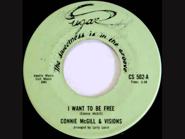 Visions (Connie McGill & The) - I Want To Be Free