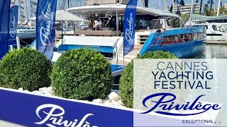 Tour the Privilege 580 at the Cannes Yachting Festival by Privilege Catamarans America 6,116 views 8 months ago 3 minutes, 28 seconds