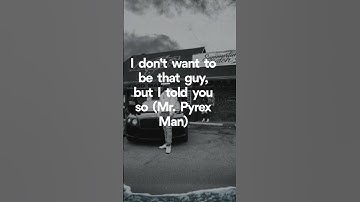 Thumbnail of Benny The Butcher, Told You So (Lyrics - Chorus)