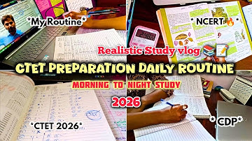 My CTET 2026 preparation routine| CTET aspirants| CTET study vlog| #ctetpreparation 