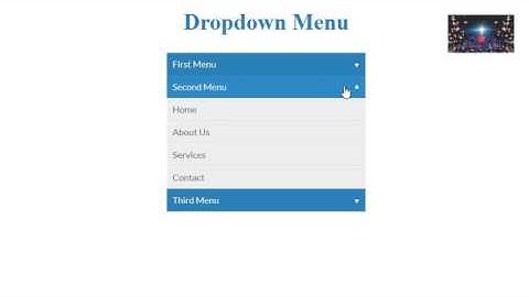 Hướng dẫn tạo menu dropdown đẹp mắt bằng html css
