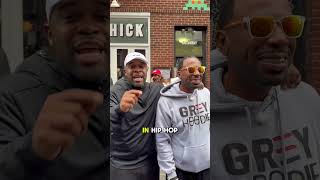 A$AP Ferg gives NORE his flowers after their marathon run in NYC 🗽