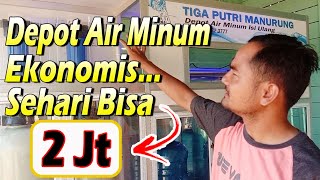 Usaha Modal Murah Depot Air Minum Bisa Menghasilkan 2 Juta / Hari || Depot Air Minum Ekonomis
