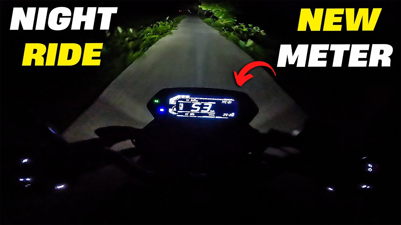 2024 Bajaj Pulsar N 250 Digital Meter Ride & Headlight Test Review - Is it Good For Night Rides?