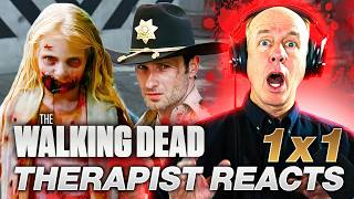 The Walking Dead S1 Ep 1 | First Time Watching | Therapist REACTS
