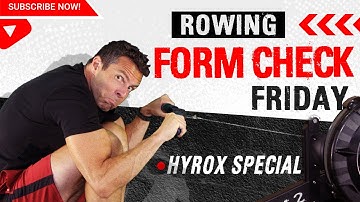 Rowing Form Check - Hyrox Special