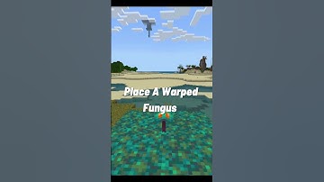 How To Grow Nether Trees In The OVERWORLD #shorts #minecraft #tutorial