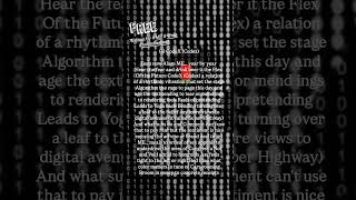 Track 4 CodeX (Codex) #rhymes #lyrics Writers #ME Solo no Studio just 📱Read into it #youtubeshort