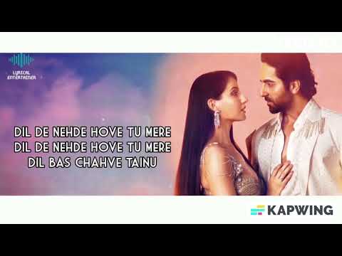 Jehda Nasha karaoke with Lyrics | An Action Hero