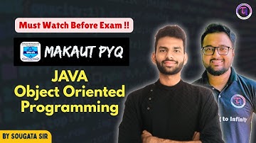 Object Oriented Programming | JAVA | MAKAUT | PYQs | Concept | Problems