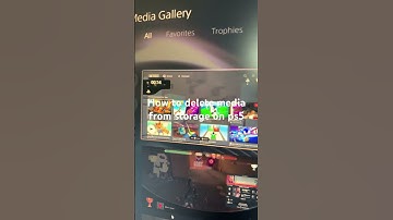 How to delete media from storage on ps5