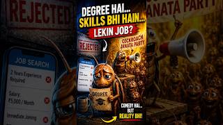 Degree Hai… Skills Bhi Hain… Lekin Job? 😢💔 | Reality of Today’s Youth #shorts
