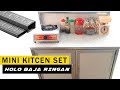 Mini Kitchen Set Dari Hollow Baja Ringan