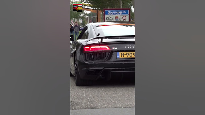 Audi R8 V10 Plus Crazy Launch Control! 🚀