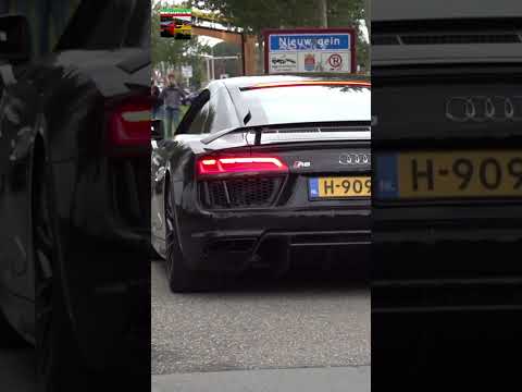 Audi R8 V10 Plus Crazy Launch Control! 🚀