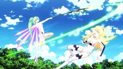 Hyperdimension Neptunia: The Animation - Yellow Heart vs the Goddesses Part 1