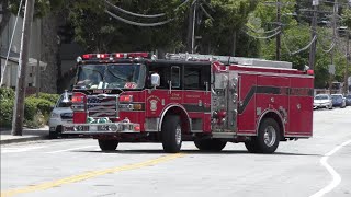 Alameda County Fire Dept. Engine 13 (Reserve) Responding - CODE 3