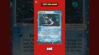 😳 Lapras up 233% this month! Now £247.96 📈 #pokemoncards #shorts