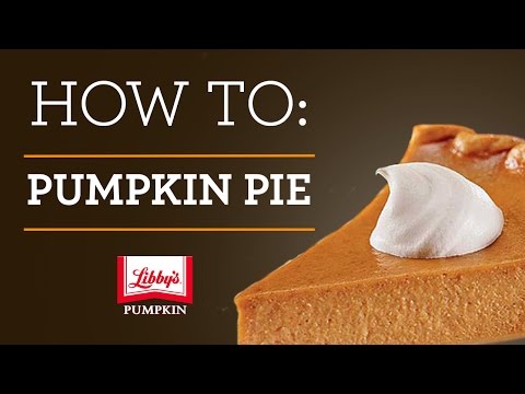 How to Make a Libby’s Pumpkin Pie