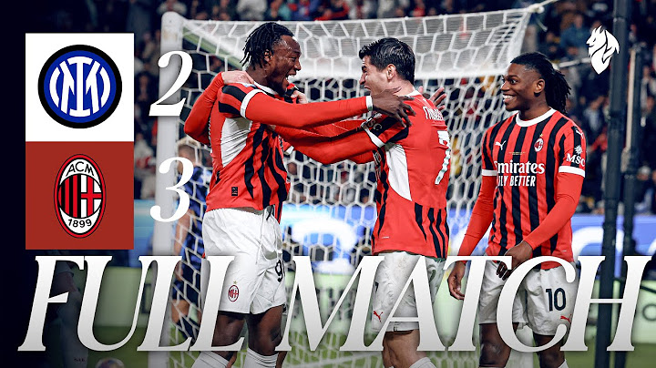The Supercoppa derby comeback | Full match | Inter 2-3 AC Milan