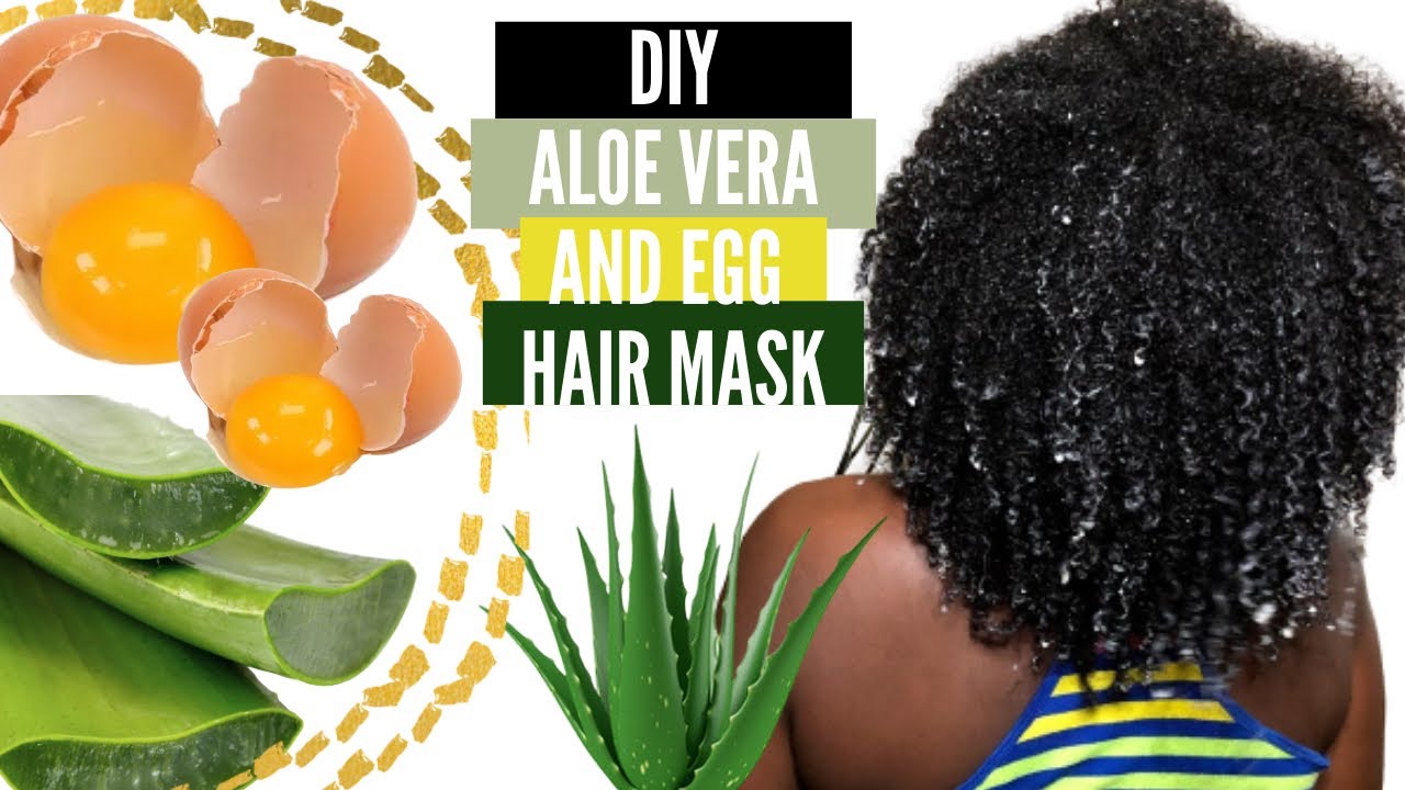 EXTREME HAIR GROWTH TREATMENT FOR NATURAL HAIR | DIY ALOE VERA & EGG HAIR  MASK | Mara Ophelia - YouTube