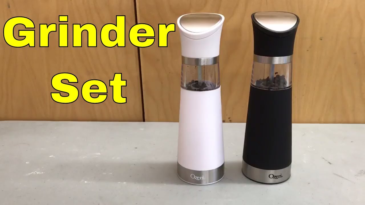 Ozeri Graviti Pro Electric Grinder Set ReviewSalt And Pepper Grinders