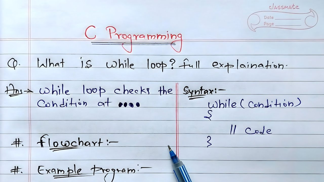 flowchart while  Update  While loop in c programming | What is while loop? Discuss syntax, flowchart and program | #whileloop