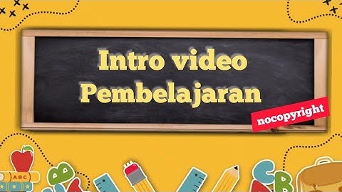 intro|opening video pembelajaran nocopyright | free download education intro template notext
