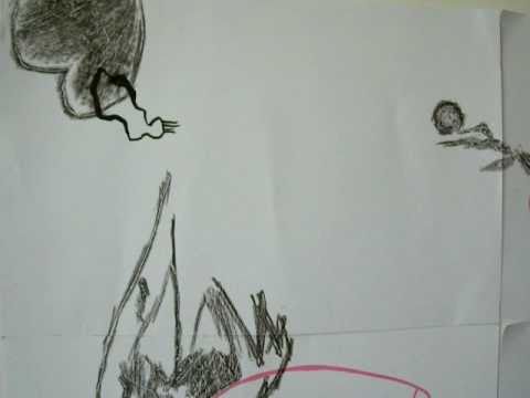 cat & human drawing-.mov