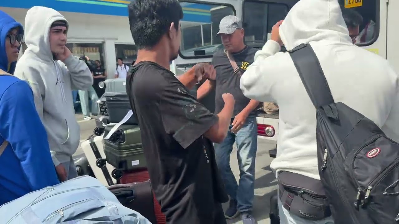 TEAM KALINGAP IN NAIA.  ANO ANG NANGYARI?? EDWIN NAG ALA SPIDERMAN