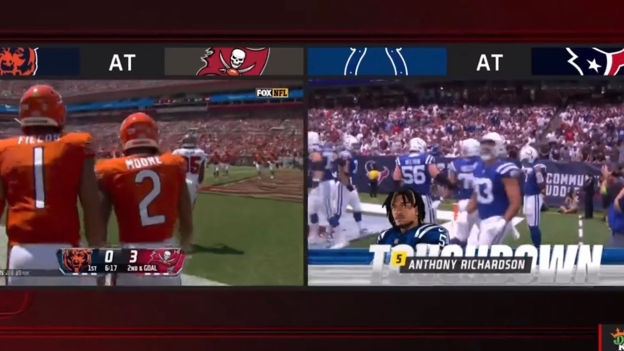 Anthony Richardson and Justin Fields Both Score Rushing Touchdowns at