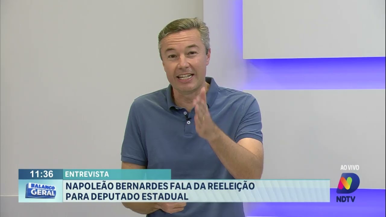 Napoleão Bernardes fala da reeleição para deputado estadual