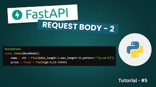 FastAPI Tutorial | Request Body ( Validation & Nested Models ) | Part -2 | Tamil